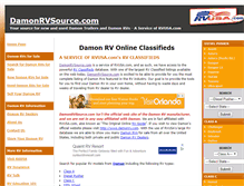 Tablet Screenshot of damonrvsource.com